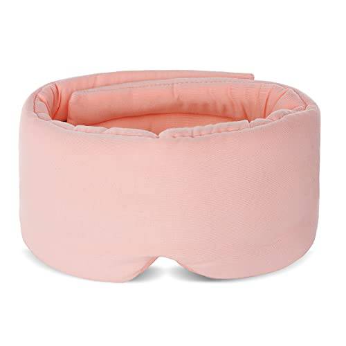 Pink Sleep Mask for Women Girl- 2.5 Ounce Modal Cotton Soft and Comfortable Fast Asleep- Eye Mask for Sleeping Nap Trip