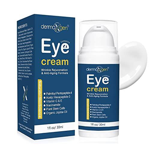DERMAXGEN - Eye Cream Treatment for Dark Circles, Under Eyes to Smooth Fine Lines, Eliminate Dark Circles, and eye Bags, Moisturizing Eye Gel for Women’s and Men.