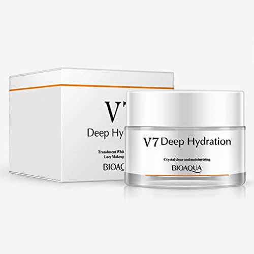 BIOAQUA V7 Toning Light Cream For Lazy Makeup Multivitamin Complex Oat Hyaluronic Acid Concealer Moisturizing 50g