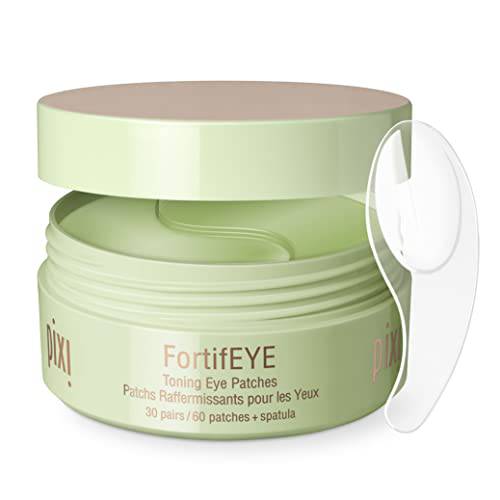 Pixi Beauty FortifEYE Firming Hydrogel Under-Eye Patches | Collagen Eye Patches For Under Eyes | Energize & Tone Eye Area | 30 Pairs