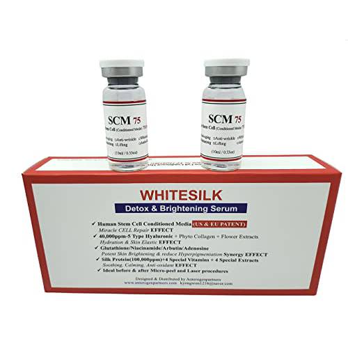 WhiteSilk(Expert Drops) Power Serum(Upgrade), Stem Cell, Volufiline, Bakuchiol, Vitamin C, Tranexamic Acid, Skin Renew, Lift, Discoloration(1.2 ounce)