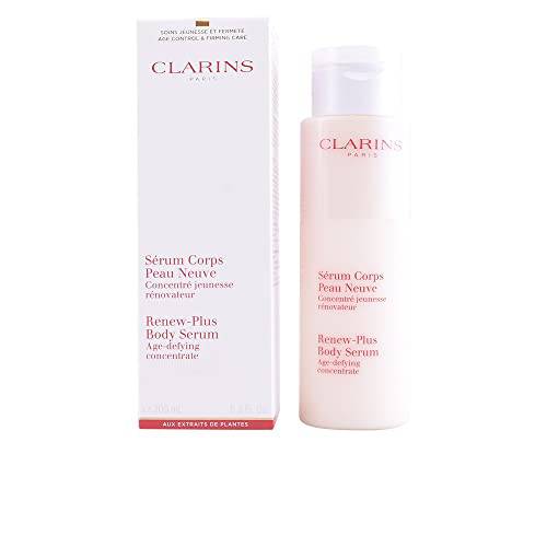 Clarins Renew-Plus Body Serum | Anti-Wrinkle and Anti-Aging | Visibly Firms and Smoothes Skin | Tones, Hydrates and Softens | Restores Radiance | All Skin Types | 6.8 Ounces