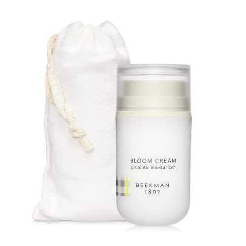 Beekman 1802 - Bloom Cream Probiotic Face Moisturizer - Dry Skin Cream Made of Probiotic Extracts, Goat Milk & Healing Epsom Salts - All-Day Youthful Radiance Hydrating Face Moisturizer - 1.69 oz