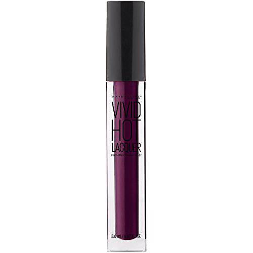Maybelline New York Color Sensational Vivid Hot Lacquer Lip Gloss, Obsessed, 0.17 Fluid Ounce