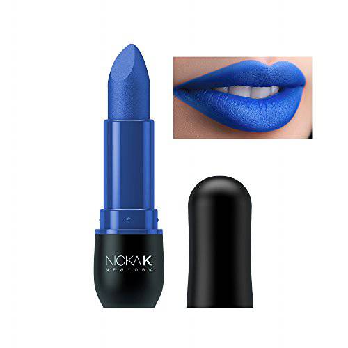 (3 Pack) NICKA K Vivid Matte Lipstick NMS09 Slate Blue