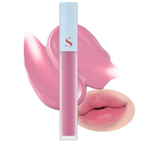 SAAT INSIGHT All-Time Mood Velvet Matte Highly Pigmented Lip Stain 4g (4PM) - for Smudge-proof and Lasting Lip Makeup, Moisturizing Lip Gloss for Dry and Flaky Lips