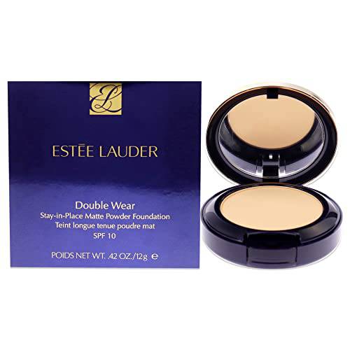Estee Lauder Double Wear Stay-In-Place Matte Powder Foundation - SPF 10-3W1 Tawny Women Foundation 0.42 oz, (16583)
