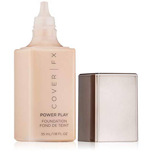 Cover FX Power Play Foundation: Full Coverage, Waterproof, Sweat-proof and Transfer-Proof Liquid Foundation For All Skin Types G30, 1.18 fl. oz.
