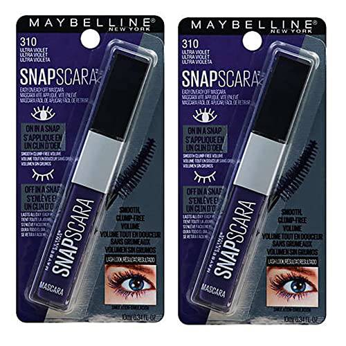 Pack of 2 Maybelline New York Snapscara Washable Mascara, Ultra Violet 310