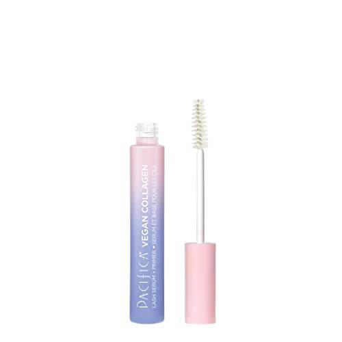 Pacifica Beauty, Vegan Collagen Lash Serum & Clear Mascara Primer, Conditioning Vitamin E & B, Clean Makeup, For Feathery Full Lashes, Silicone Free, Vegan and Cruelty Free
