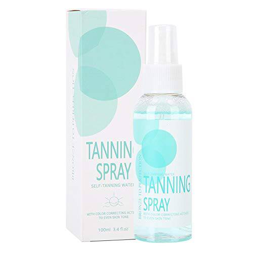 Self-Tanning Spray, Natural Skin Care for Face & Body Tanning Spray Tanning Cream & Tanning Oil Alternative Has an instant tanning spray