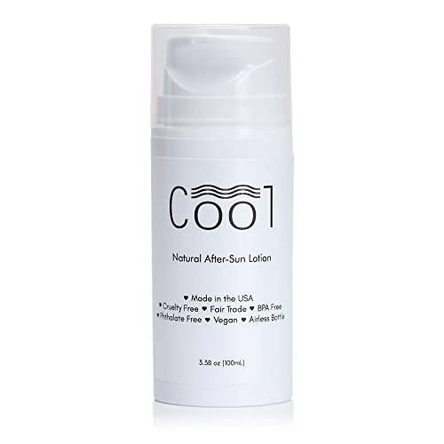 Cool Natural After-Sun Lotion - Tattoo/ Microblade Cosmetics Microblading Lotion - Moisturizer Product Soothes Itching, Sunburns & Preserves Tan - Vegan Friendly - 100 mL