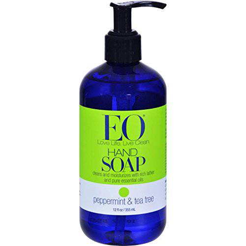 EO Peppermint & Tea Tree Hand Soap, 12 oz (Pack of 3)
