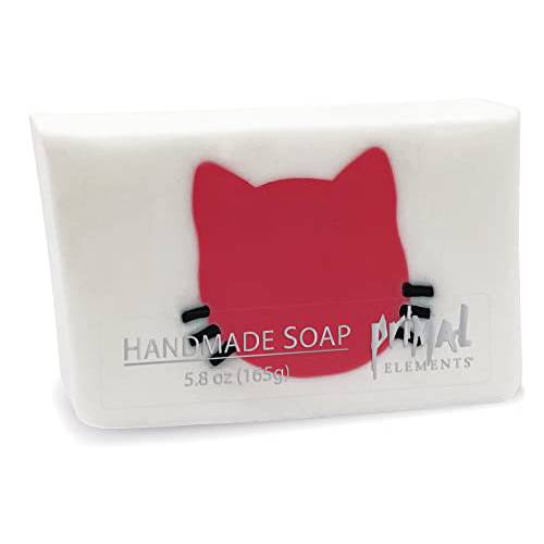 Primal Elements Wrapped Bar Soap, Meow, 5.8 Ounce