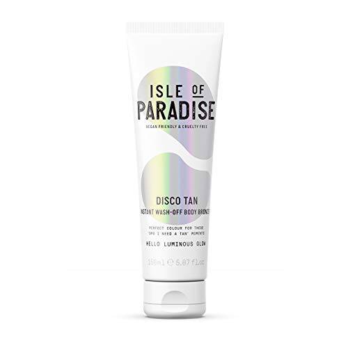 Isle of Paradise Disco Tan Instant Body Bronzer - Illuminating, Skin Perfecting, Wash-Off Bronzer, Vegan and Cruelty Free, 5.07 Fl Oz