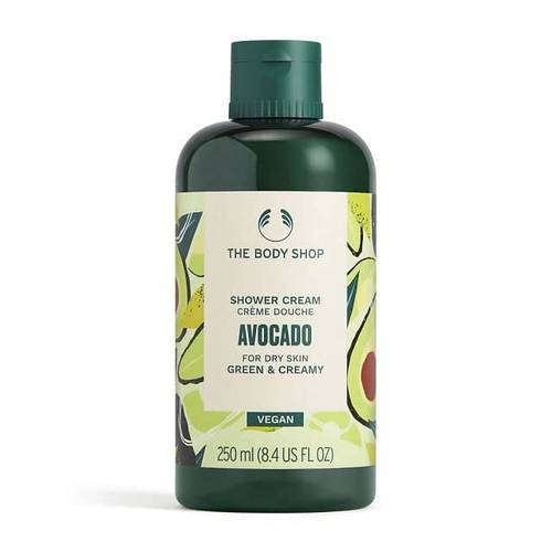 The Body Shop Avocado Shower Cream, for Dry Skin, Vegan, 8.4 US FL OZ