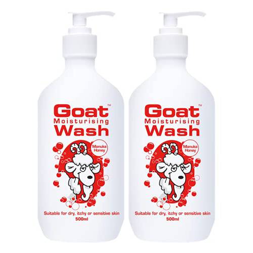 Goat Soap Moisturizing Body Wash Value Duo Pack 16.9 oz - Body Wash to Revive your Skin - Argan Oil