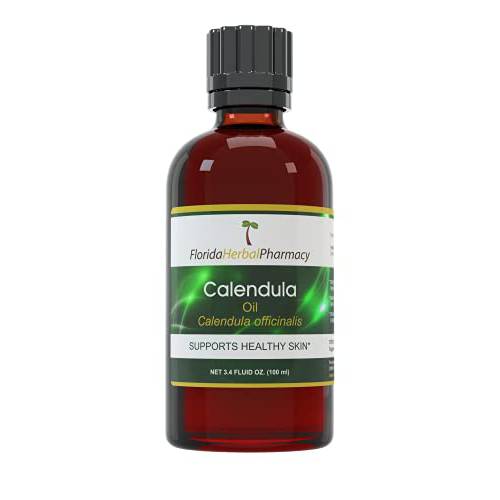 Florida Herbal Pharmacy, Calendula (Marigold) Oil 3.4 oz. (100 ml)