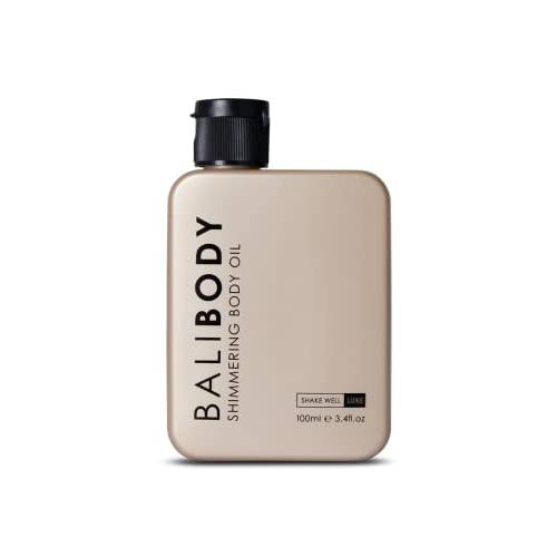 BALI BODY Shimmering Body Oil | This multitasking, fast drying and lightweight oil provides a natural looking bronzed sheen, perfect for nights out | 100ml/3.4fl oz | 100% Australian Made & Vegan