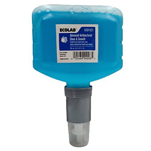 Ecolab Advanced Antibacterial Clean & Smooth Liquid Hand Soap - 750 ML