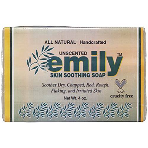 EMILY Soap Bar Natural Unscented Skin Soothing, 4 OZ