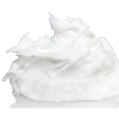 Foaming Bath Butter Base Whipped 2 lb. Bag | 100% Pure, Natural, Vegan Base | Shower, Bath Facial Wash Applications | Exfoliating Scrubs, Shaving Cream, Cream Soap & Bath Frosting | Fragrance Oil Ready | Bulk Size | By HalalEveryday
