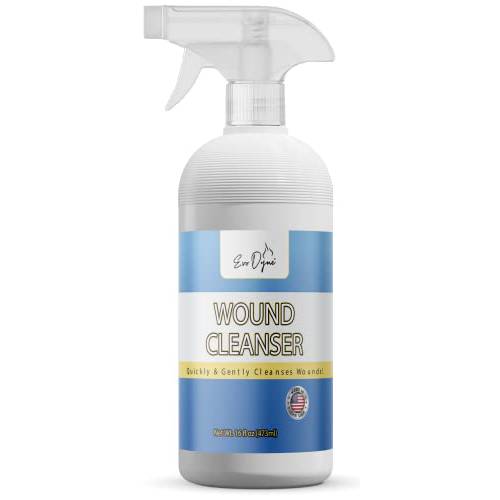Evo Dyne Dermal Wound Cleanser (16 oz.), Made in USA | Cleanse Skin with a Few Sprays, Spray Bottle (1-Pack)