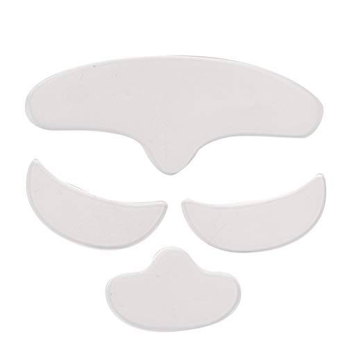 Wrinkle Patches, 4Pcs Anti Wrinkle Silicone Patch Pad Facial Wrinkle Patches Skin Lifting Reusable Forehead Eye Face Chin Patch for Women Reducing Eye and Around Mouth and Upper Lip Wrinkles