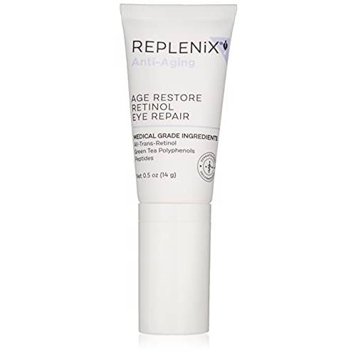 Replenix Anti-Wrinkle Retinol Eye Repair -Anti Aging Eye Cream for Dark Circles, Bags, and Fine Lines. Medical Grade Anti-Aging Treatment, 0.5 oz