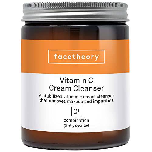 facetheory Vitamin C Cream Cleanser C1 - Daily Gentle Facial Cleanser | Brightening Facial Cleanser | Skin Brightening Cream For Face | Aging Face Wash| 170ml (5.7 Fl Oz)