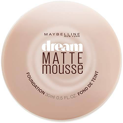 Maybelline New York Dream Matte Mousse Foundation Makeup, Porcelain Ivory, 0.5 Fl Oz (Pack of 2)
