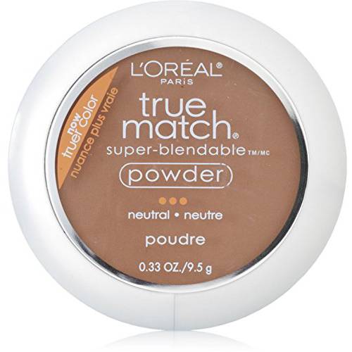 L’Oreal True Match Powder, Cappuccino [N8], 0.33 oz (Pack of 2)