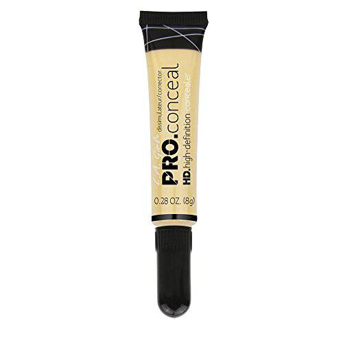 L.A. Girl Pro Conceal HD Concealer 995 Light Yellow Corrector, 1 Count