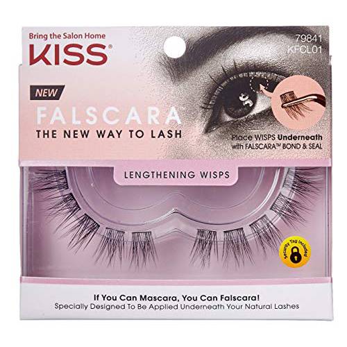 Kiss Falscara Eyelash Wisps Lengthening (Pack of 6)