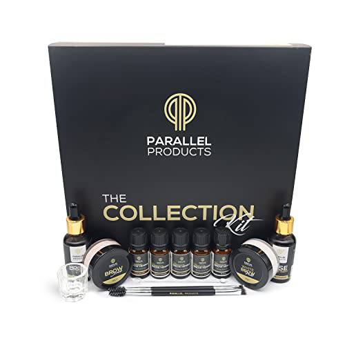 Parallel Products Spot Color Henna Collection Kit - Henna Hair Dye - Color Palette - Complete Tint Kit for Professional Spot Coloring - Covers Grey Hair - Root Touch Up - (Collection Kit)