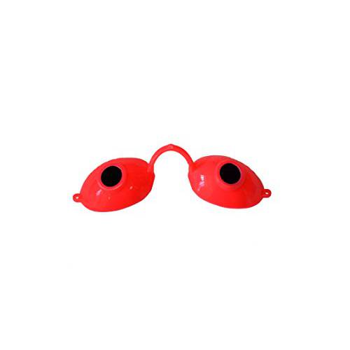 Super Sunnies Neons UV Eye Protection Tanning Goggles Eyeshields- (Orange)