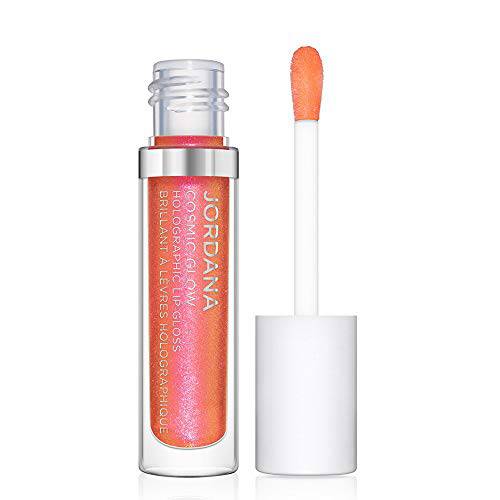 Jordana Cosmic Glow Holographic Lip Gloss Chromatic Peach 04