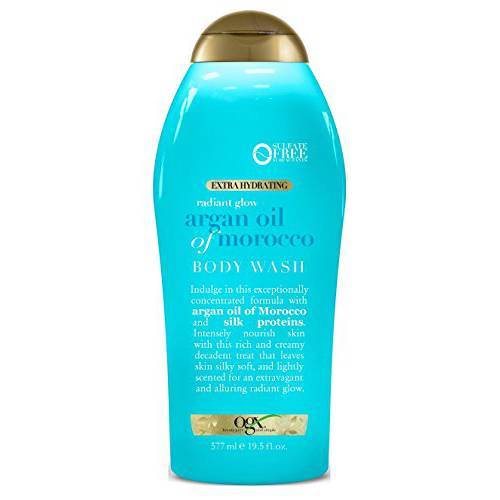 Ogx Body Wash Argan Oil Of Morocco 19.5 Ounce (577ml) (2 Pack)