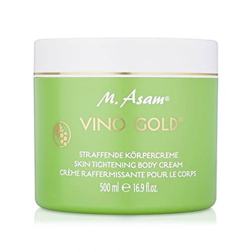 M. Asam Vino Gold Skin Tightening Body Cream – Body Lotion with Lifting Properties, contains Shea Butter & Slimming Complex that helps target cellulite, skin care, 16.9 Fl Oz