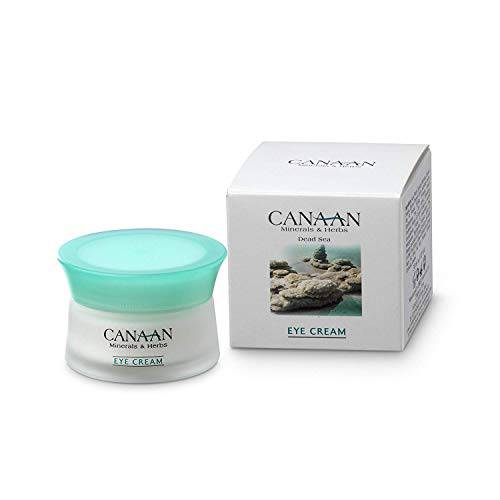 CANAAN Minerals & Herbs Revitalizing Dead Sea Eye Cream - Anti-Aging Eye Cream Reduces Puffiness, 30 ml / 1.02 fl. oz