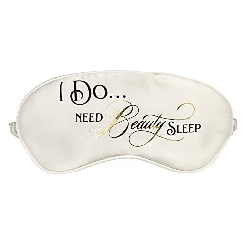 Lillian Rose Need Beauty Sleep Eye Mask, One Size, Cream