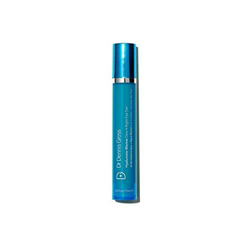 Dr. Dennis Gross Hyaluronic Marine™ Dew It Right™ Eye Gel: for Puffiness, Dark Circles, Dry, and Dehydrated Fine Lines, 0.5 fl oz