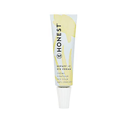 Honest Beauty Depuff Eye Cream with Vitamin C + Daisy Flower Extract | EWG Certified + Dermatologist Tested & Vegan + Cruelty free | 0.5 fl. oz.