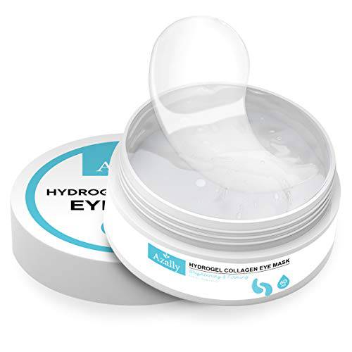 AZALLY Hydrogel Collagen Eye Mask - Collagen Anti-Aging Under Eye Patches, Under Eye Patches, Under Eye Bags Treatment, Eye Mask for Puffy Eyes (60pcs)