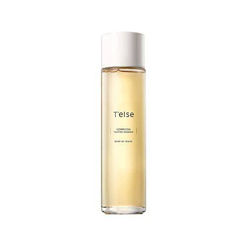 T’Else Kombucha Teatox Essence with Hyaluronic Acids, Vegan Facial Skin Care for Sensitive Skin, 5.07 Fl Oz, 150ml