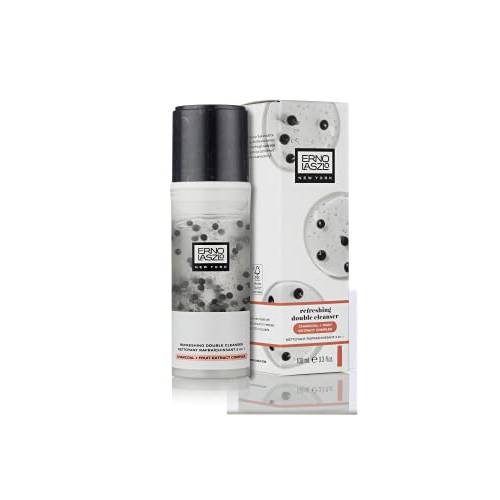 Erno Laszlo Refreshing Double Cleanser | 2-in-1 Charcoal Face Cleanser | Cleans and Reduces Appearance of Pores | 3.4 Fl Oz