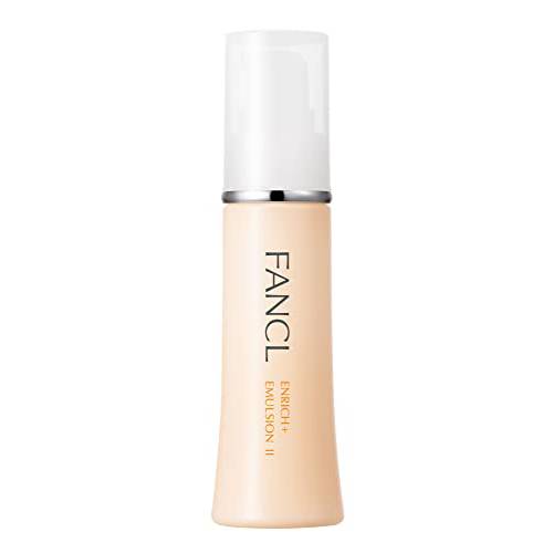 FANCL [Official Product] Enrich+ Emulsion Ⅱ - 100% Preservative Free, Clean Skincare for Sensitive Skin