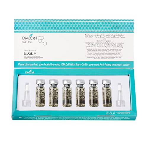 DM.Cell EGF, FGF Repairing ampoule, Microneedling Serum For Skin Renewal Skin Protectant Barrier Ampoule K-Beauty korean skincare Award winner 1Fl.Oz