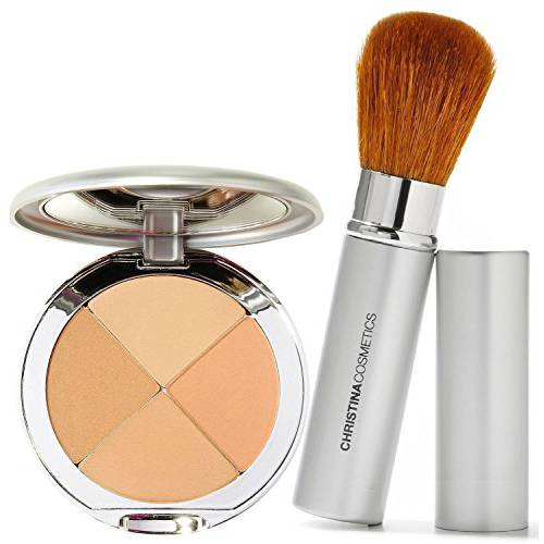 Christina Cosmetics Perfect Pigment 2 Compact and Retractable Brush Duo