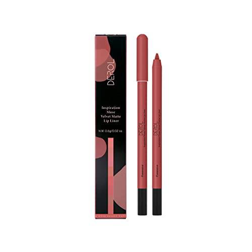 Kusslippe Lip Liner, Matte Lip Liner Pencil , Long Lasting Smooth and Soft Creamy Color Lip Liner Crayon With Sparppens 0.02 Oz (05Possessive)